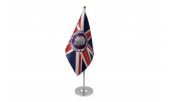 King Charles III Coronation Table Flags